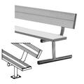 Sport Supply Group 7.5 Ft.Surface Mount Bench With Back BEPH08